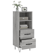 Sideboard Grau Sonoma 34,5x34x90 cm Holzwerkstoff