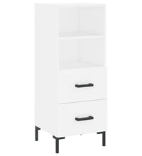 Sideboard Weiß 34,5x34x90 cm Holzwerkstoff