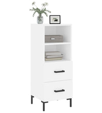 Sideboard Weiß 34,5x34x90 cm Holzwerkstoff