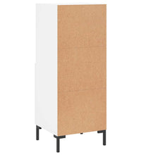 Sideboard Weiß 34,5x34x90 cm Holzwerkstoff