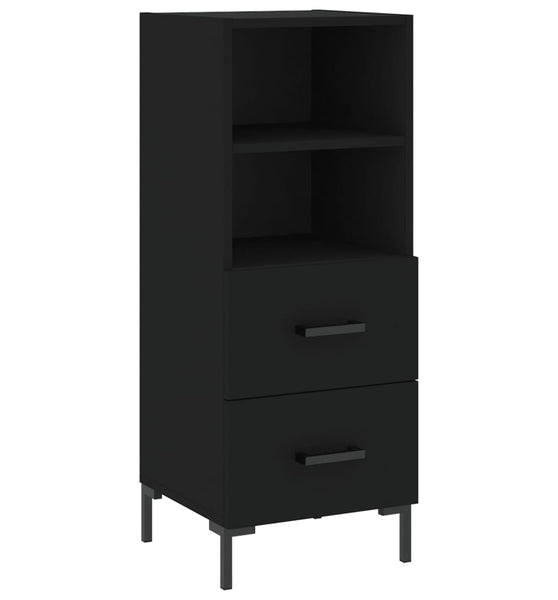 Sideboard Schwarz 34,5x34x90 cm Holzwerkstoff