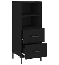 Sideboard Schwarz 34,5x34x90 cm Holzwerkstoff