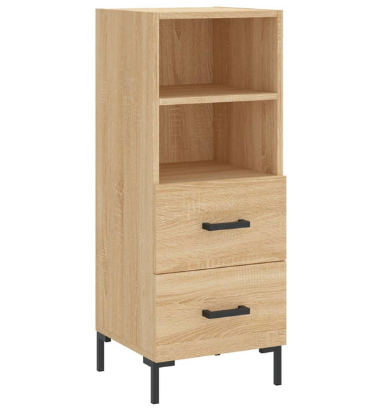 Sideboard Sonoma-Eiche 34,5x34x90 cm Holzwerkstoff