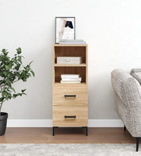 Sideboard Sonoma-Eiche 34,5x34x90 cm Holzwerkstoff