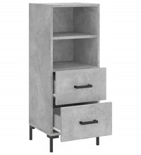 Sideboard Betongrau 34,5x34x90 cm Holzwerkstoff