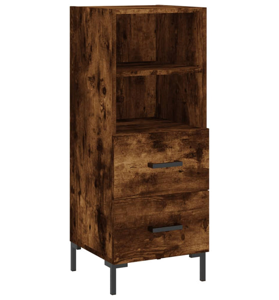 Sideboard Räuchereiche 34,5x34x90 cm Holzwerkstoff