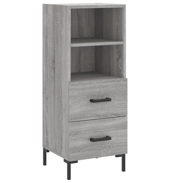 Sideboard Grau Sonoma 34,5x34x90 cm Holzwerkstoff