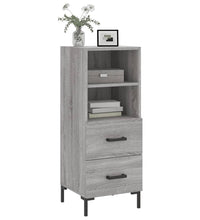 Sideboard Grau Sonoma 34,5x34x90 cm Holzwerkstoff