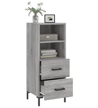 Sideboard Grau Sonoma 34,5x34x90 cm Holzwerkstoff