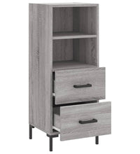 Sideboard Grau Sonoma 34,5x34x90 cm Holzwerkstoff