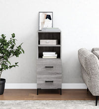 Sideboard Grau Sonoma 34,5x34x90 cm Holzwerkstoff