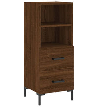 Sideboard Braun Eichen-Optik 34,5x34x90 cm Holzwerkstoff