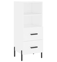 Sideboard Weiß 34,5x34x90 cm Holzwerkstoff