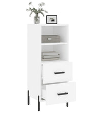 Sideboard Weiß 34,5x34x90 cm Holzwerkstoff