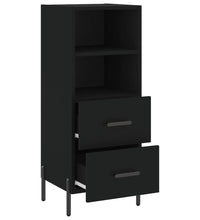 Sideboard Schwarz 34,5x34x90 cm Holzwerkstoff