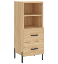 Sideboard Sonoma-Eiche 34,5x34x90 cm Holzwerkstoff