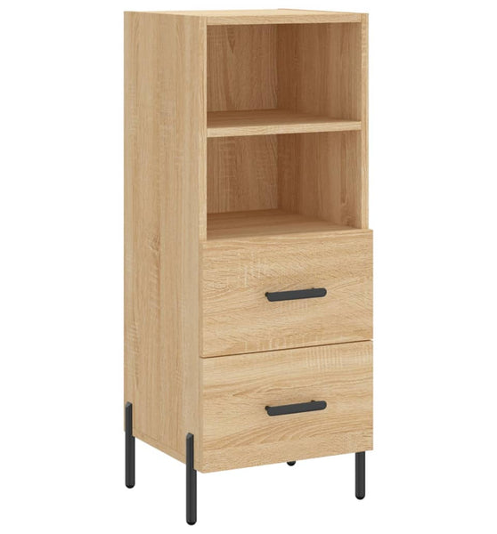 Sideboard Sonoma-Eiche 34,5x34x90 cm Holzwerkstoff