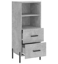 Sideboard Betongrau 34,5x34x90 cm Holzwerkstoff