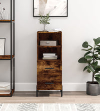 Sideboard Räuchereiche 34,5x34x90 cm Holzwerkstoff