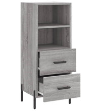 Sideboard Grau Sonoma 34,5x34x90 cm Holzwerkstoff