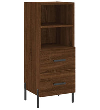 Sideboard Braun Eichen-Optik 34,5x34x90 cm Holzwerkstoff