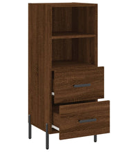Sideboard Braun Eichen-Optik 34,5x34x90 cm Holzwerkstoff