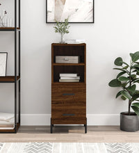 Sideboard Braun Eichen-Optik 34,5x34x90 cm Holzwerkstoff
