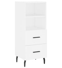 Sideboard Weiß 34,5x34x90 cm Holzwerkstoff