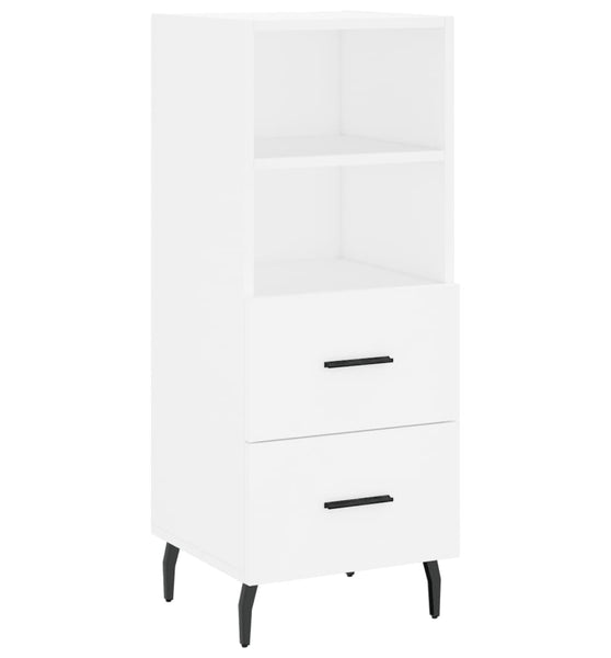Sideboard Weiß 34,5x34x90 cm Holzwerkstoff