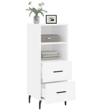Sideboard Weiß 34,5x34x90 cm Holzwerkstoff