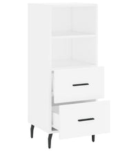 Sideboard Weiß 34,5x34x90 cm Holzwerkstoff