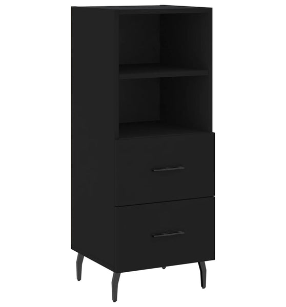 Sideboard Schwarz 34,5x34x90 cm Holzwerkstoff