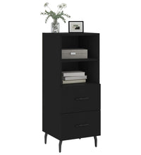 Sideboard Schwarz 34,5x34x90 cm Holzwerkstoff