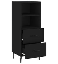 Sideboard Schwarz 34,5x34x90 cm Holzwerkstoff