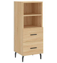 Sideboard Sonoma-Eiche 34,5x34x90 cm Holzwerkstoff