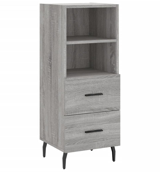 Sideboard Grau Sonoma 34,5x34x90 cm Holzwerkstoff