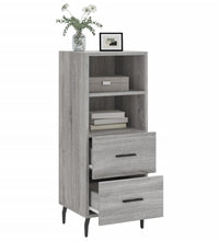 Sideboard Grau Sonoma 34,5x34x90 cm Holzwerkstoff