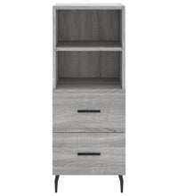 Sideboard Grau Sonoma 34,5x34x90 cm Holzwerkstoff