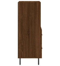 Sideboard Braun Eichen-Optik 34,5x34x90 cm Holzwerkstoff