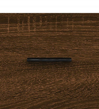 Sideboard Braun Eichen-Optik 34,5x34x90 cm Holzwerkstoff