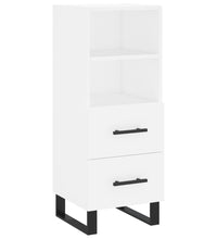 Sideboard Weiß 34,5x34x90 cm Holzwerkstoff