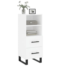 Sideboard Weiß 34,5x34x90 cm Holzwerkstoff