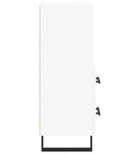 Sideboard Weiß 34,5x34x90 cm Holzwerkstoff
