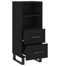 Sideboard Schwarz 34,5x34x90 cm Holzwerkstoff