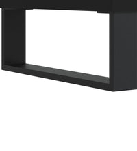 Sideboard Schwarz 34,5x34x90 cm Holzwerkstoff