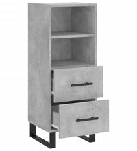 Sideboard Betongrau 34,5x34x90 cm Holzwerkstoff