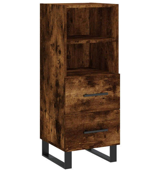 Sideboard Räuchereiche 34,5x34x90 cm Holzwerkstoff