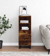 Sideboard Räuchereiche 34,5x34x90 cm Holzwerkstoff