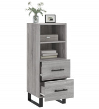 Sideboard Grau Sonoma 34,5x34x90 cm Holzwerkstoff