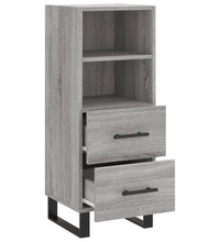 Sideboard Grau Sonoma 34,5x34x90 cm Holzwerkstoff